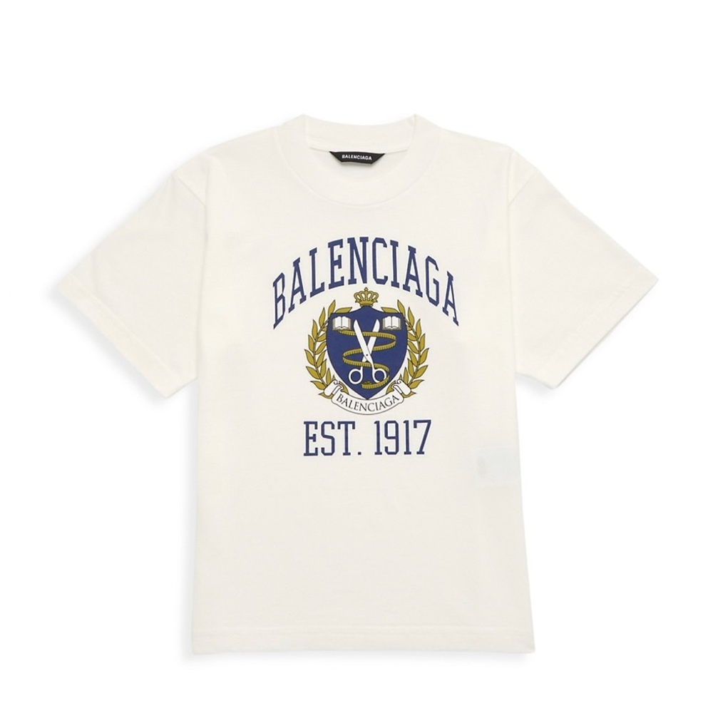 Balenciaga Collegiate Logo Graphic T-Shirt